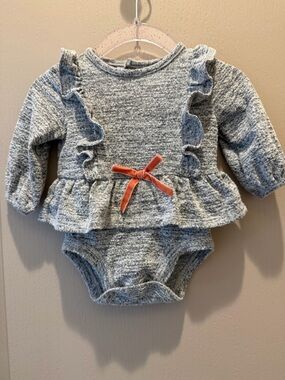 Carter's Gray Knit Baby Top